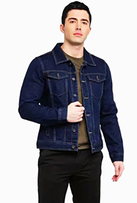 ATHRZ Full Sleeve Solid Men Denim Jacket