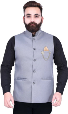 EKRAM ENTERPRISES Sleeveless Solid Men Jacket