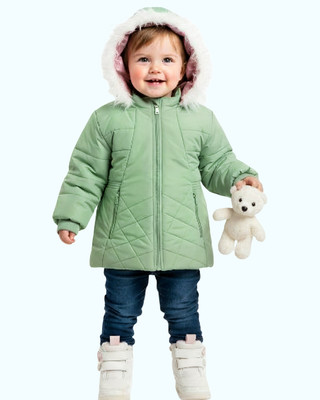 FROSTA Full Sleeve Self Design Girls Jacket