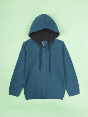 KiddoPanti Full Sleeve Self Design Boys & Girls Jacket