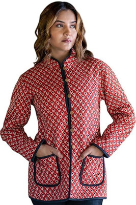 Navyas Fashion Full Sleeve Floral Print Women Jacket