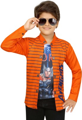 FASHION GRAB Full Sleeve Printed Boys Jacket