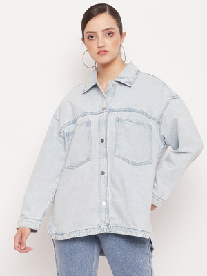 MADAME Full Sleeve Washed Women Jacket