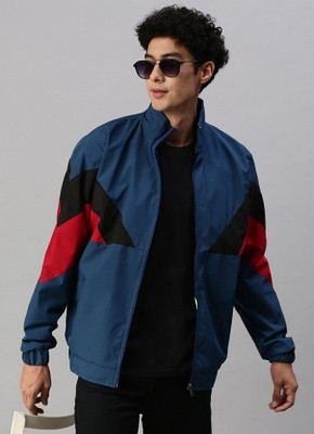VOXXATI Full Sleeve Colorblock Men Jacket