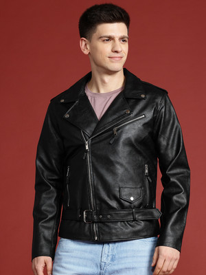 Leather Retail Full Sleeve Printed Men Jacket