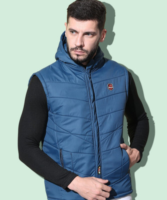 SEASER Sleeveless Solid Men Jacket