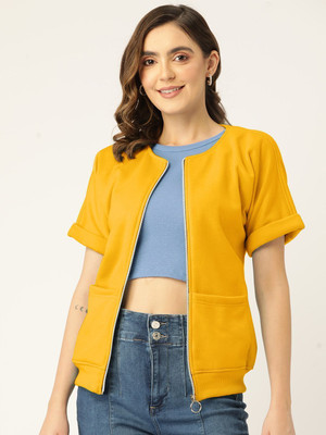 BRINNS Half Sleeve Solid Women Jacket