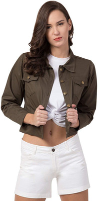 SHINGY 3/4th Sleeve Solid Women Denim Jacket