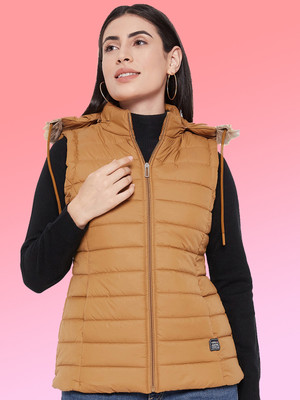 VERO AMORE Sleeveless Self Design Women Jacket