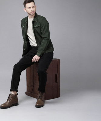 Roadster Full Sleeve Washed Men Jacket