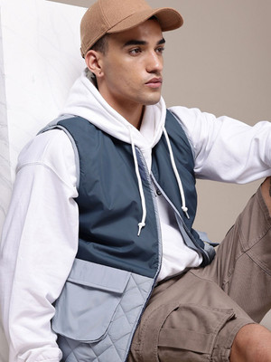 Roadster Sleeveless Colorblock Men Jacket