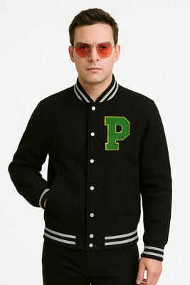 Alvis9 Full Sleeve Striped, Applique Men Jacket