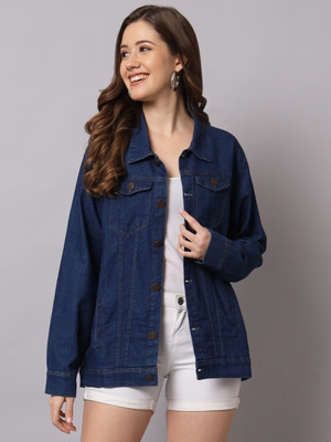 FUNDAY FASHION Full Sleeve Solid Women Denim Jacket