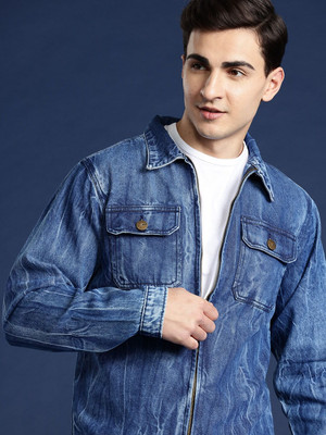 Mast & Harbour Full Sleeve Solid Men Jacket