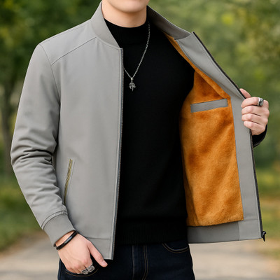 Caraba Full Sleeve Solid Men Jacket