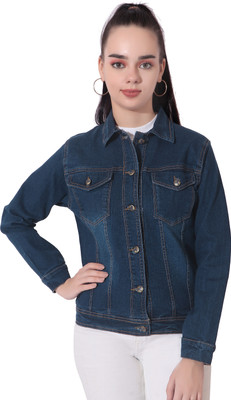 CEFALU Full Sleeve Washed Women Denim Jacket