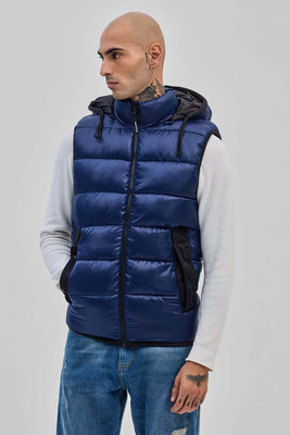 Snitch Sleeveless Solid Men Jacket