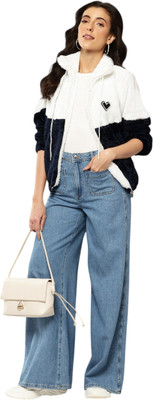 Aarika Full Sleeve Woven Design Women Jacket