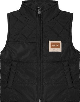 clapkids Sleeveless Solid Boys & Girls Jacket