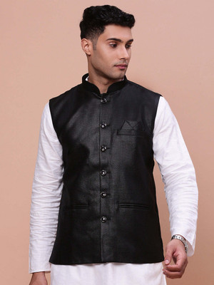 SHOWOFFFF Sleeveless Solid Men Jacket