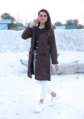 Craftwellstudio Full Sleeve Self Design Women Jacket