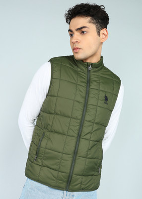 U.S. POLO ASSN. Sleeveless Solid Men Jacket
