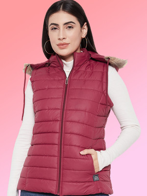 VERO AMORE Sleeveless Self Design Women Jacket