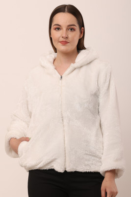 Eddicted Full Sleeve Self Design Women Jacket