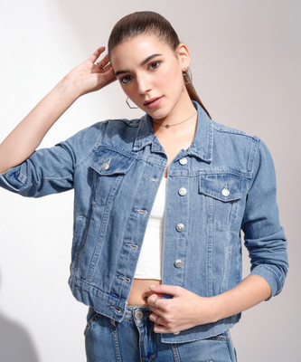 Tokyo Talkies Full Sleeve Washed Women Jacket