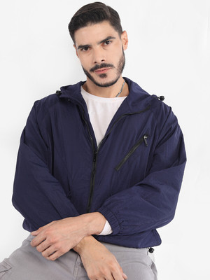 CHKOKKO Full Sleeve Solid Men Jacket