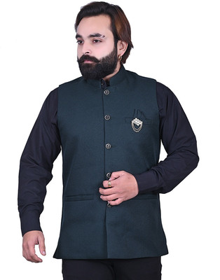 NTC STORE Sleeveless Solid Men Jacket