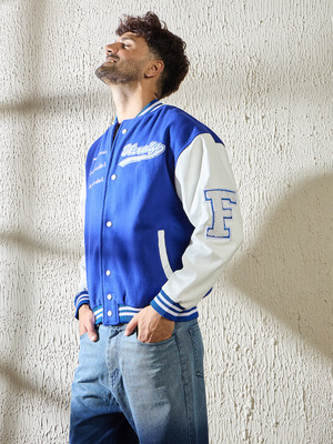 FUGAZEE Full Sleeve Self Design Men Jacket