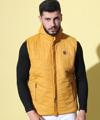 HEMLOCK Sleeveless Solid Men Jacket