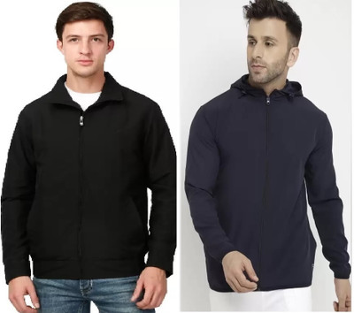 Tritika Full Sleeve Solid Men Jacket