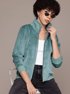 Roadster Full Sleeve Self Design Women Jacket