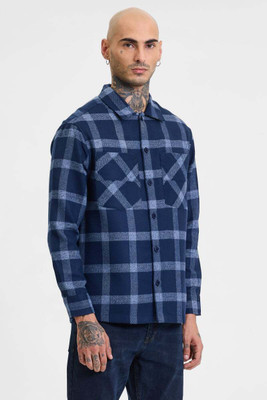 Snitch Full Sleeve Checkered Men Jacket