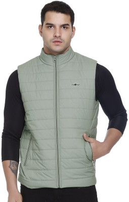 Rare Times Sleeveless Solid Men Jacket