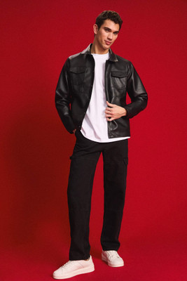febric collection Full Sleeve Solid Men Jacket