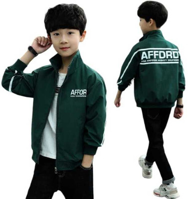 saqlaini traders Full Sleeve Solid Boys Jacket