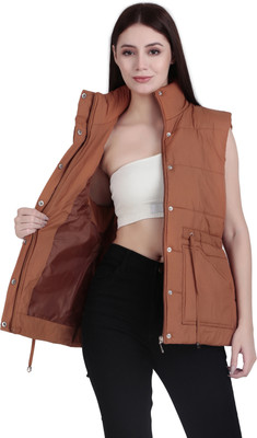 BRAZO Sleeveless Solid Women Jacket