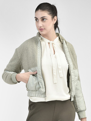 CRIMSOUNE CLUB Full Sleeve Solid Women Jacket