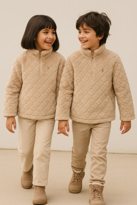 TALES & STORIES Full Sleeve Solid Girls Jacket