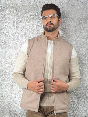 CRIMSOUNE CLUB Sleeveless Solid Men Jacket
