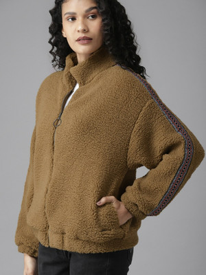 Roadster Full Sleeve Solid Women Jacket
