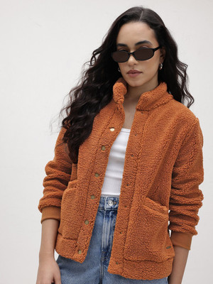 Roadster Full Sleeve Self Design Women Jacket