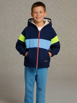 Cherry Crumble by Nitt Hyman Full Sleeve Colorblock Baby Boys & Baby Girls Jacket