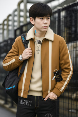 FUTSE PENO Full Sleeve Colorblock Men Jacket