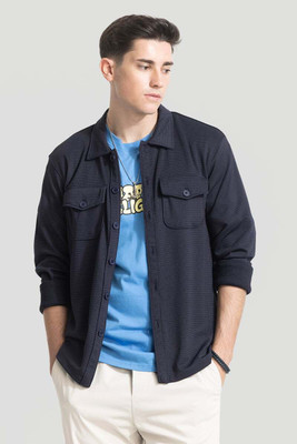 Snitch Full Sleeve Solid Men Jacket