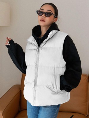 KOTTY Sleeveless Solid Women Jacket