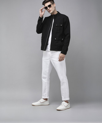 VOXATI Full Sleeve Washed Men Denim Jacket